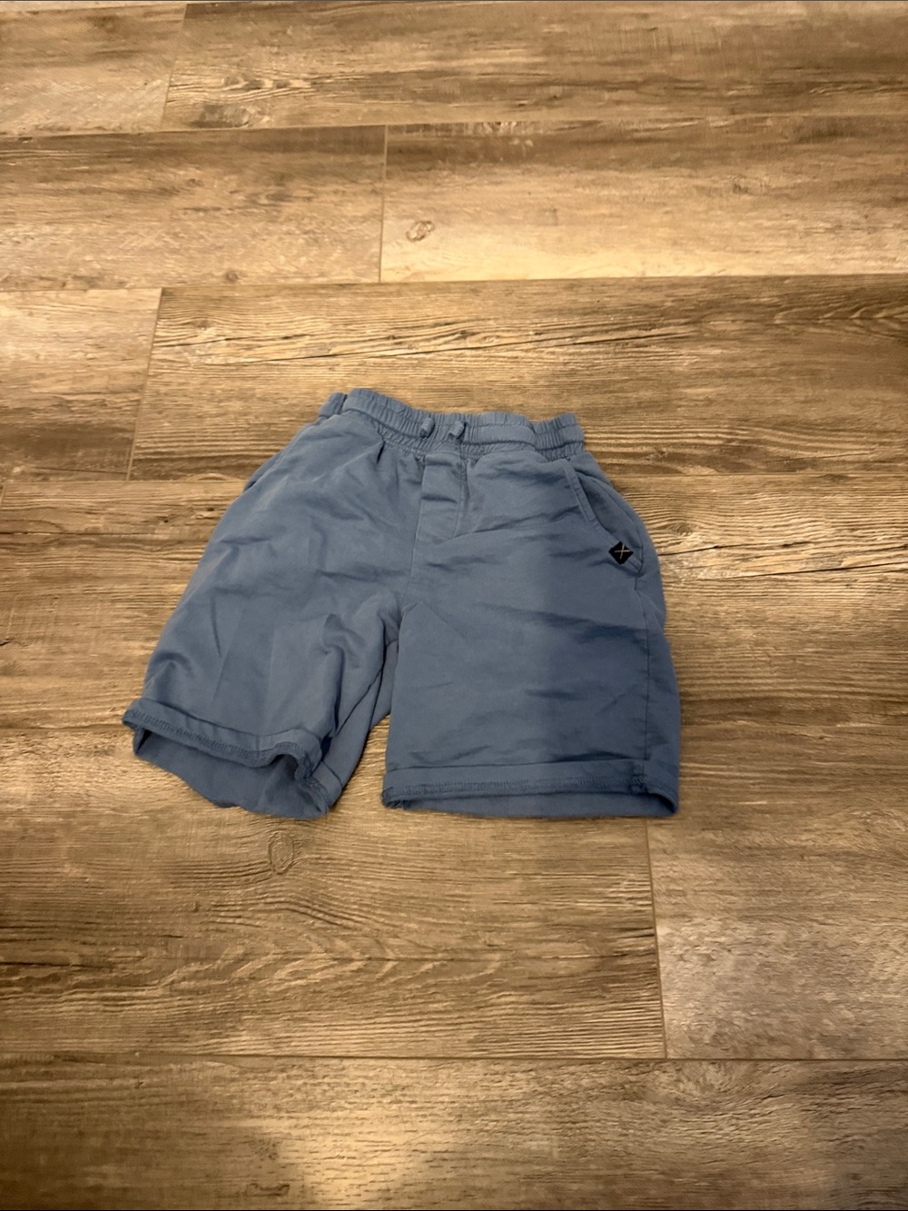 Paradox Blue Casual Elastic-Waist Shorts